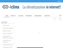 Tablet Screenshot of 4clima.com